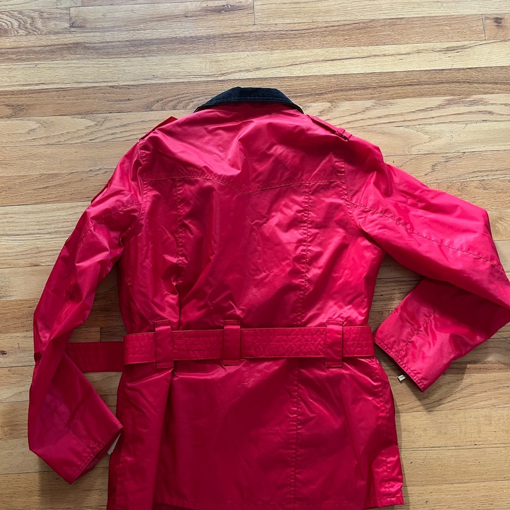 Barbour Women’s Rainbow International Classic Belted Field Jacket USA Size 8 - Picture 4 of 5